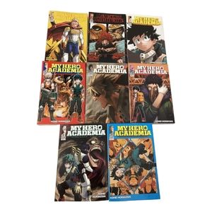 "My Hero Academia" Manga Books (#6, 7, 12 - 17)